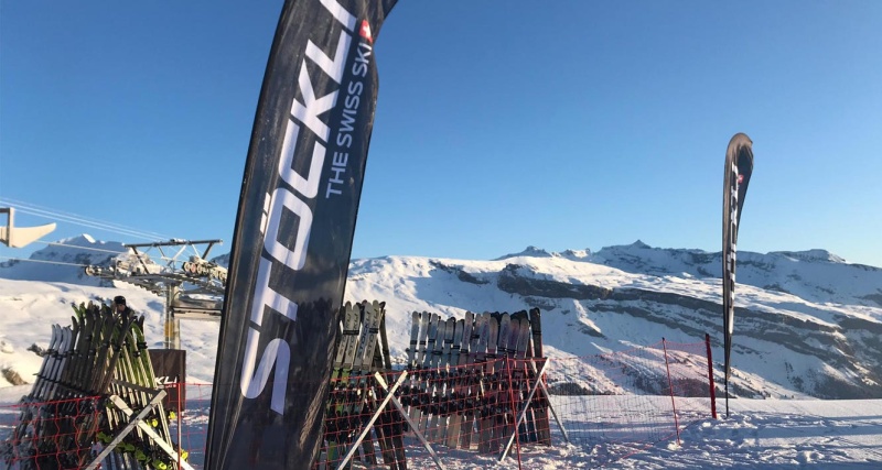 Stöckli-Skitest auf dem Pizol, Bergstation Furt